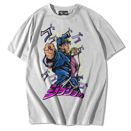 Jojo's Bizarre Adventure Anime T-Shirt Japon Jotaro Kujo Manga