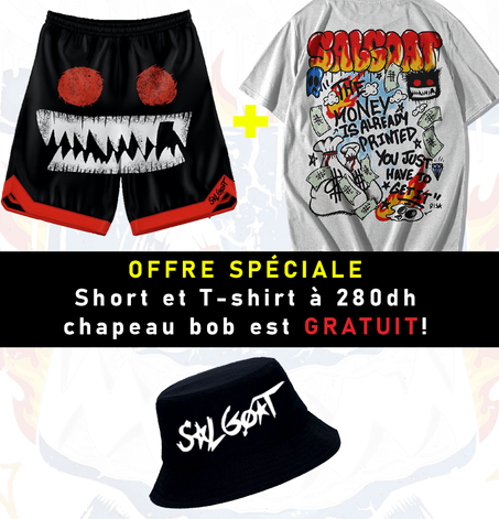 Short et Tshirt Blanc