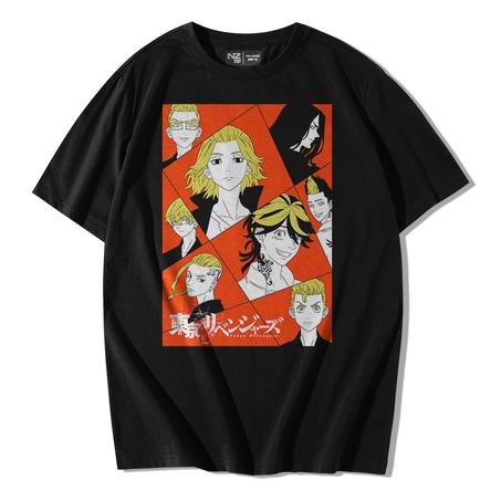 Tokyo Revengers Collage T Shirt anime sérigraphie