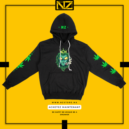 HOODIE-REALISTIC-alien-dreadlock-king-weed-smoke