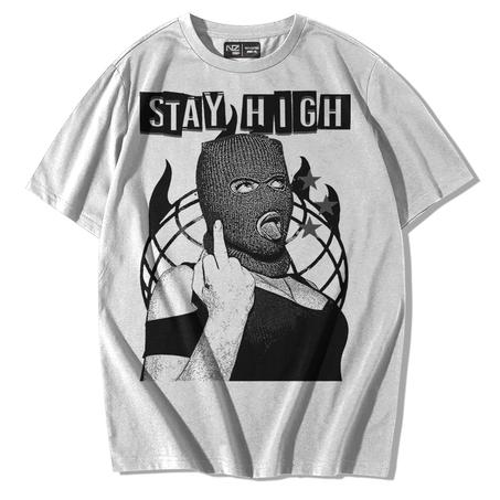 T shirt stay high sérigraphie