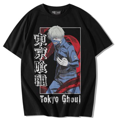 t-shirt tokyo ghoul anime sérigraphie avec de bonne qualité Maroc
