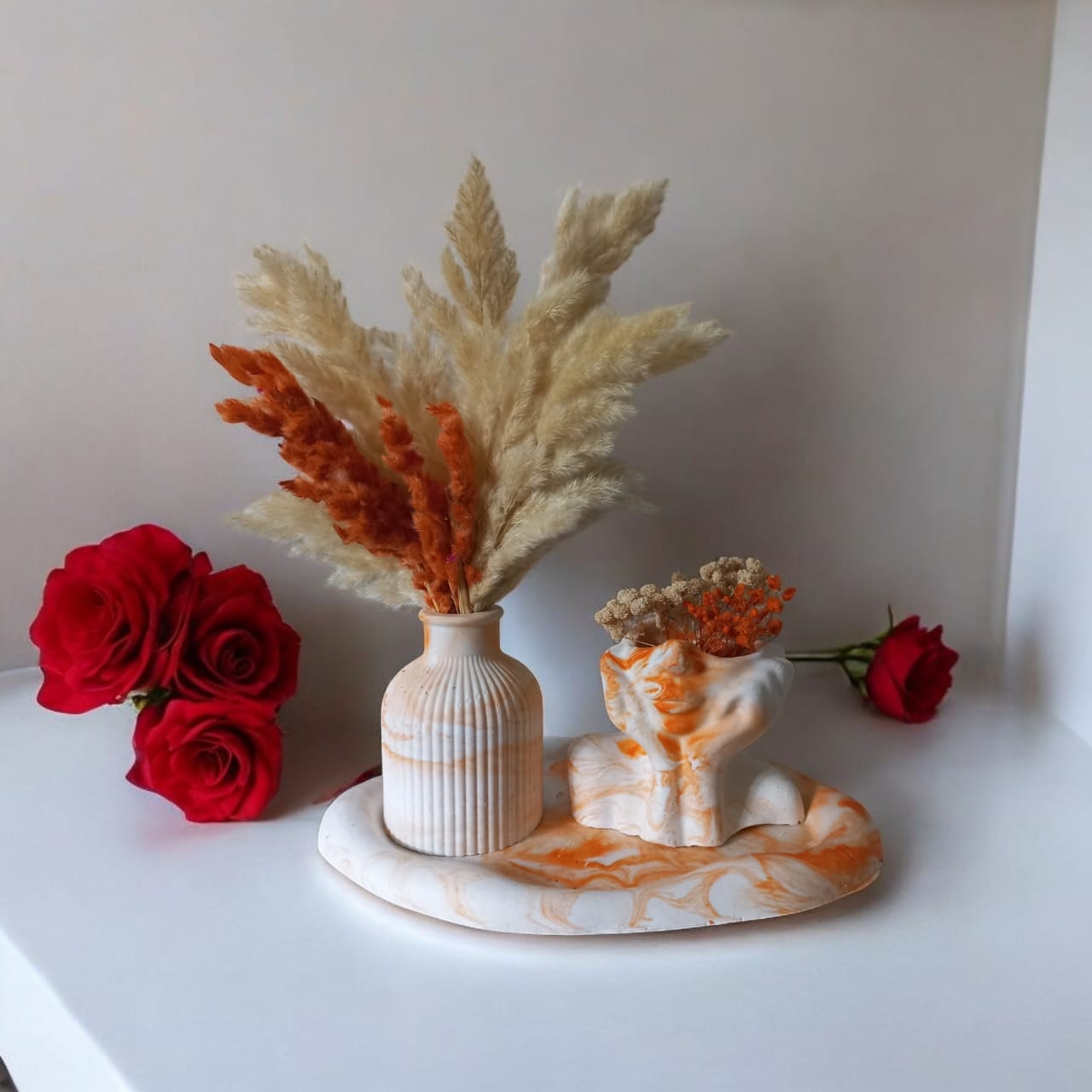 Edition limitée de pot penseur  avec fleurs offertes