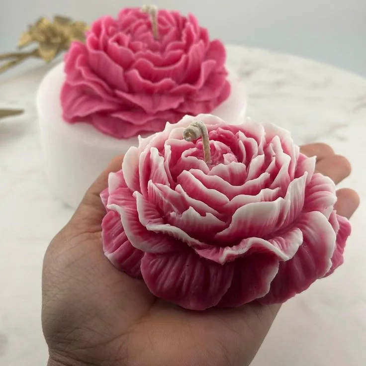 Bougie rose
