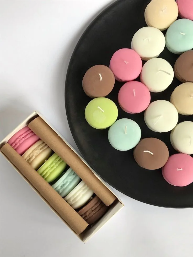 10 Bougies macarons