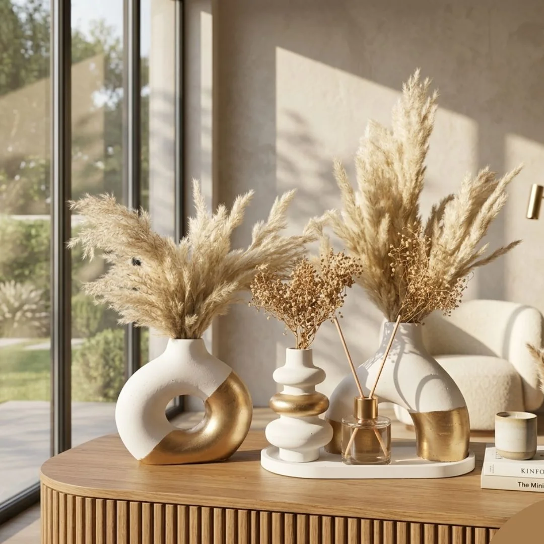 Trio vases Nordiques