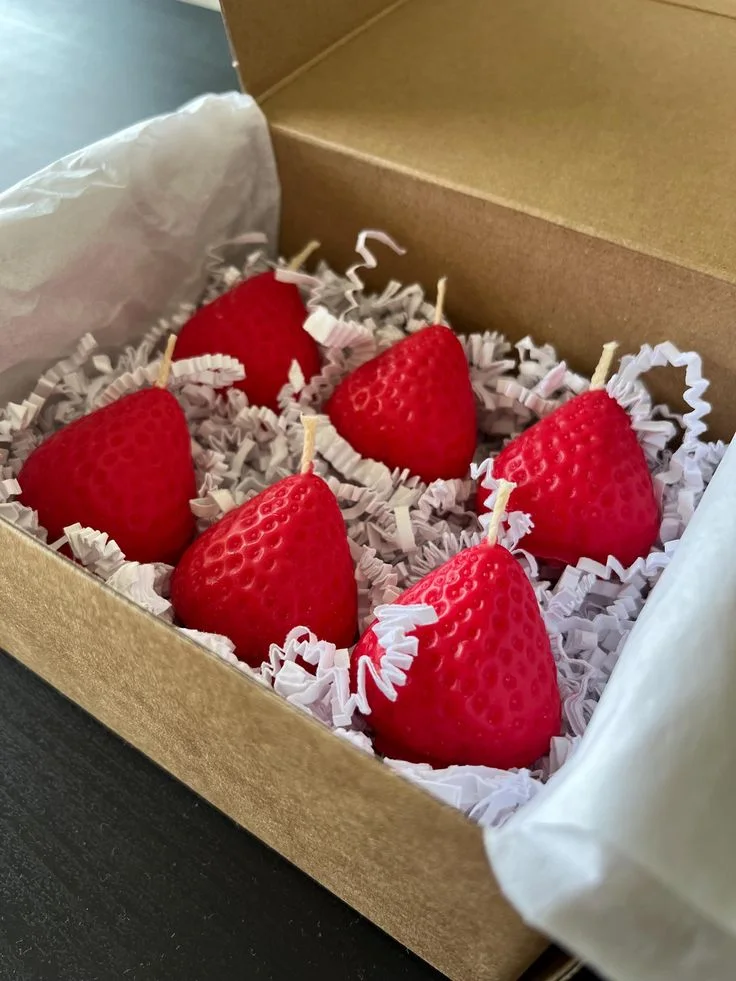 Bougie fraises