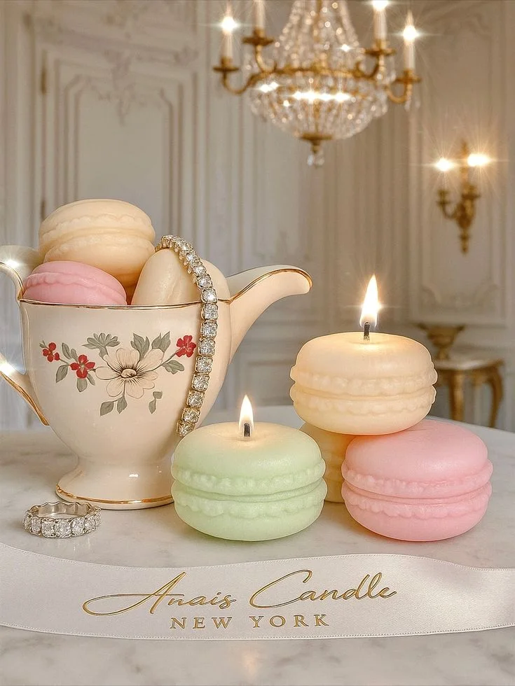 10 Bougies macarons