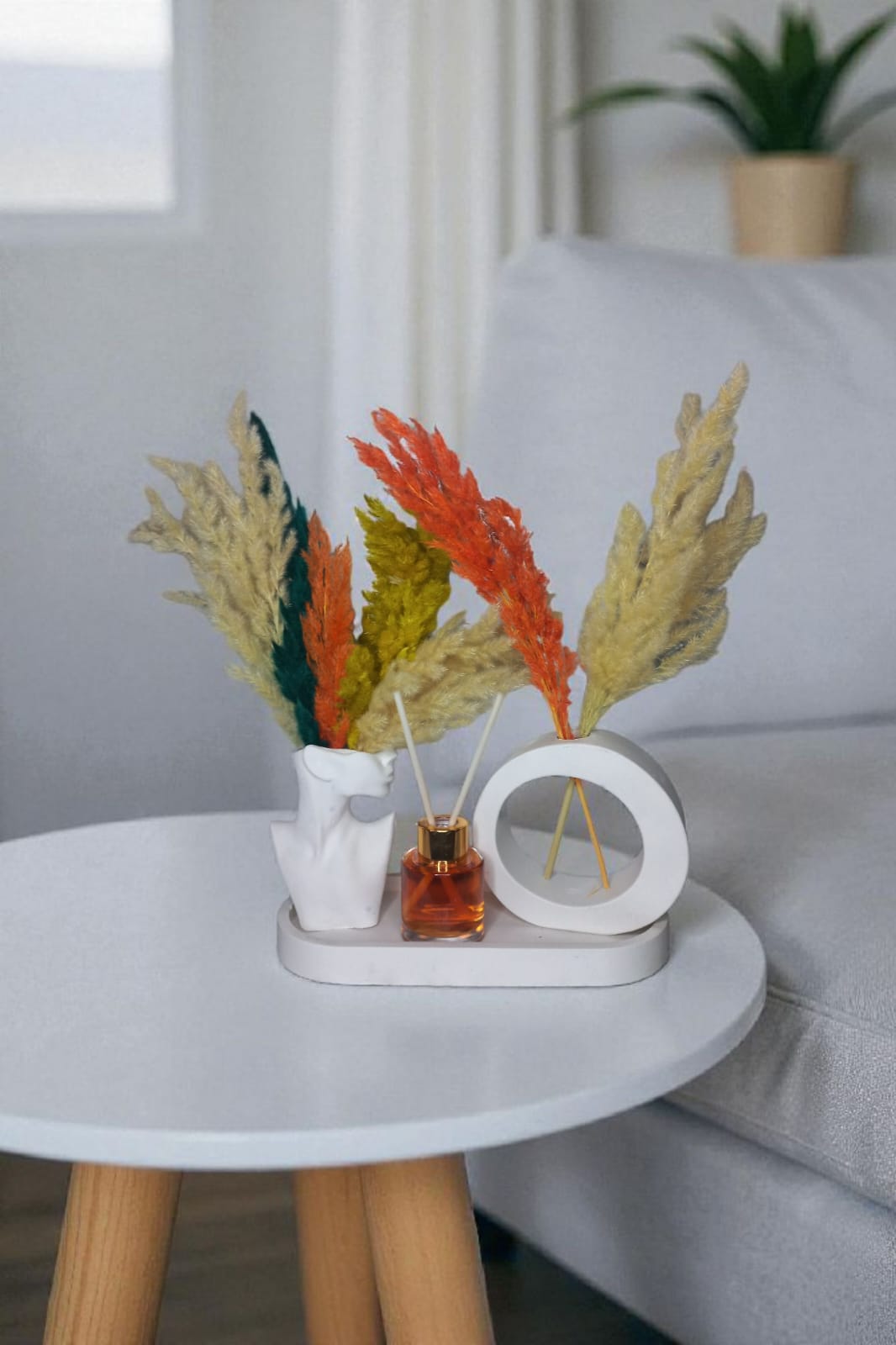 pack  Diffuseur deux vases cercle et statue