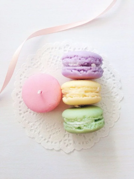 10 Bougies macarons