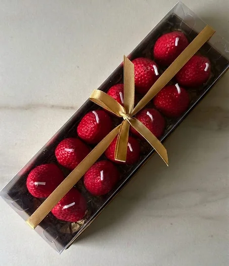 Bougie fraises