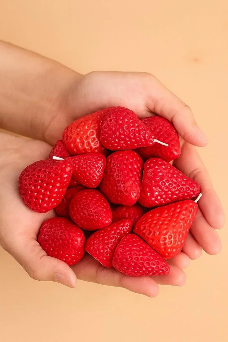 Bougie fraises