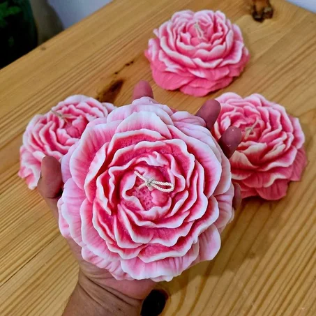 Bougie rose