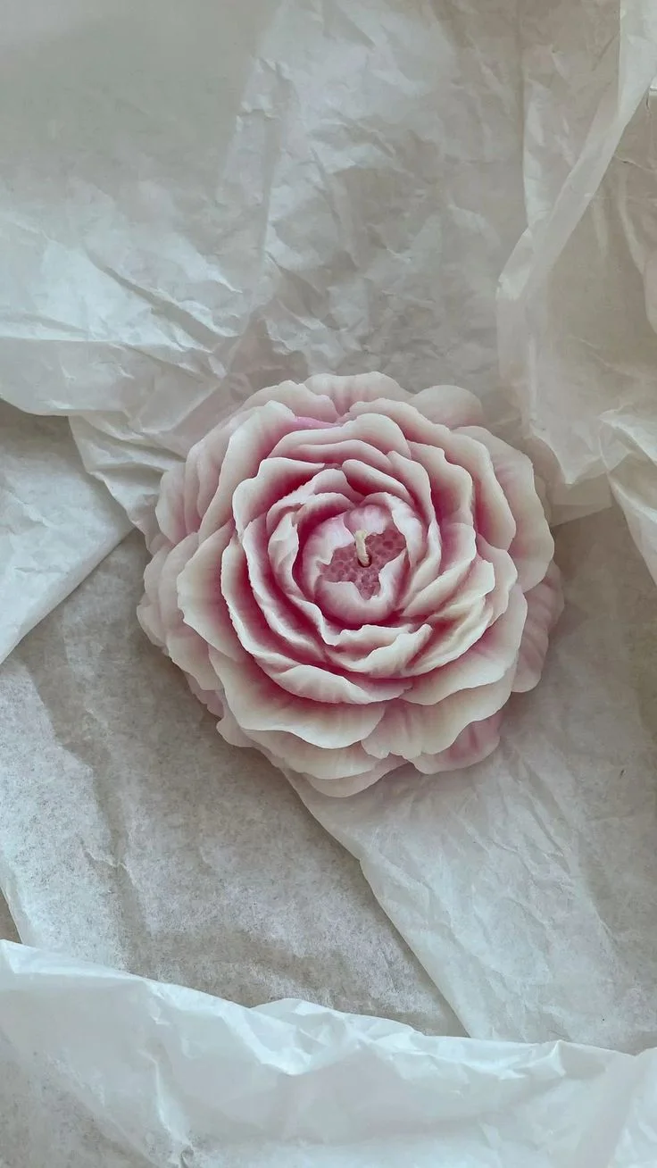 Bougie rose