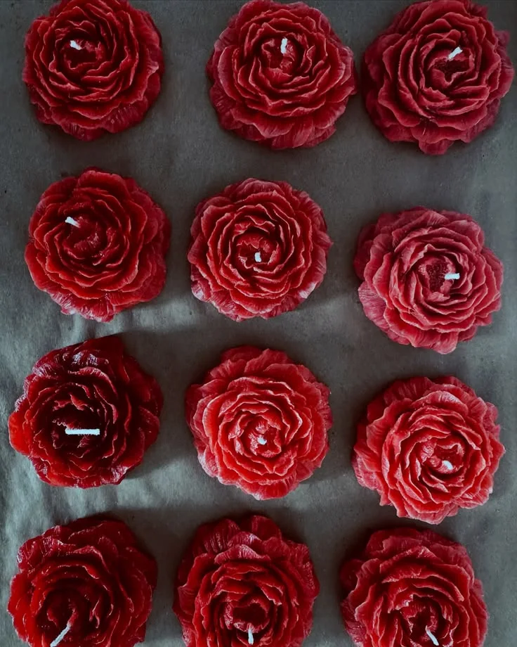 Bougie rose
