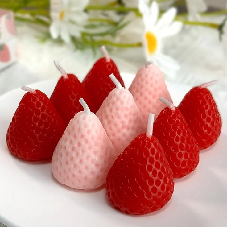 Bougie fraises