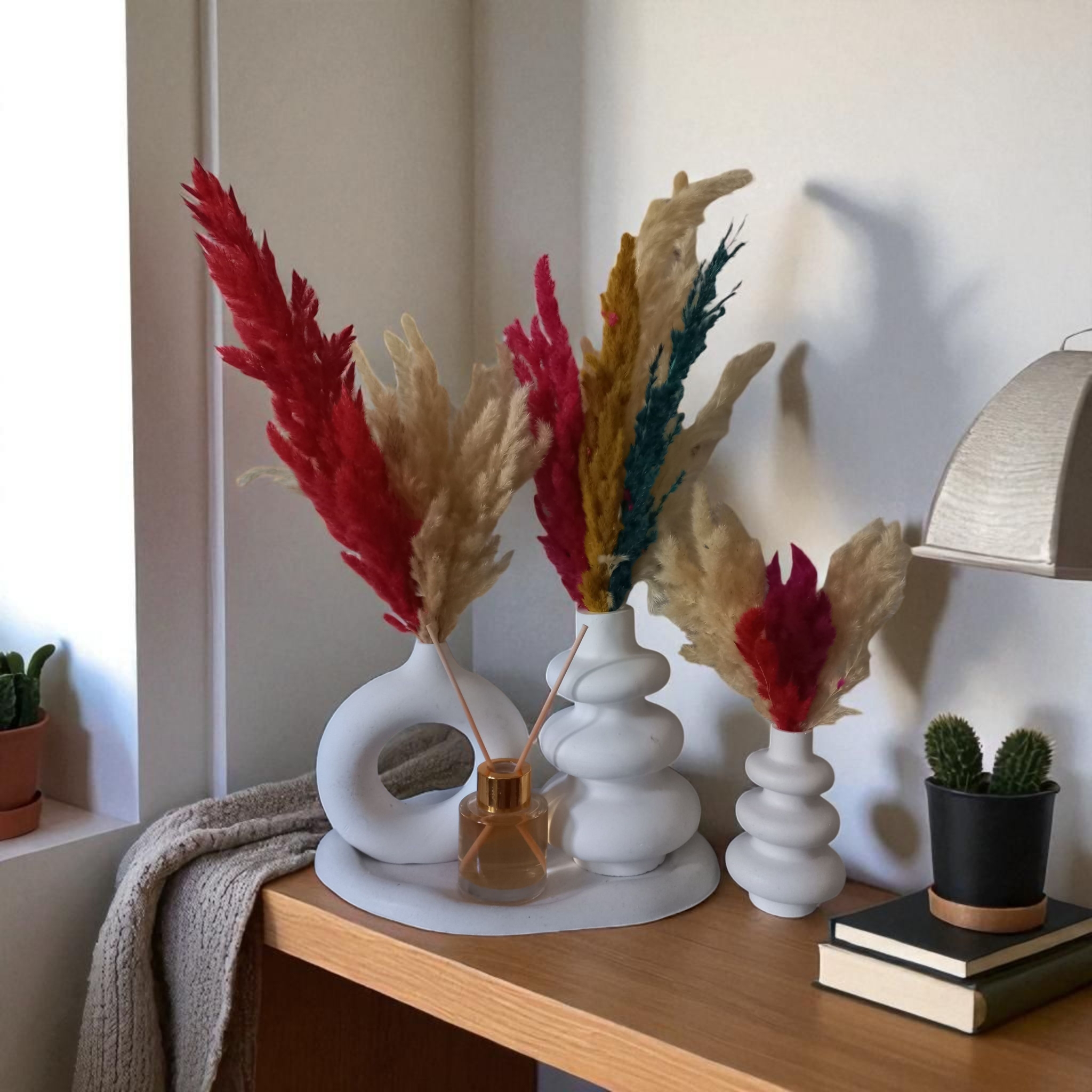 pack  Diffuseur- 2vase et plateau nuage plus vase tourbillon offert