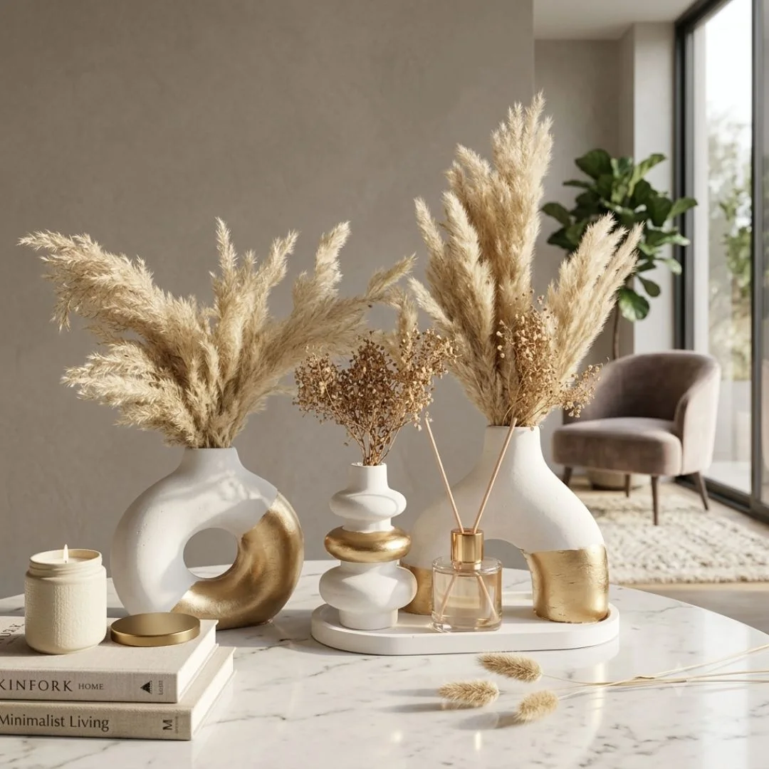 Trio vases Nordiques