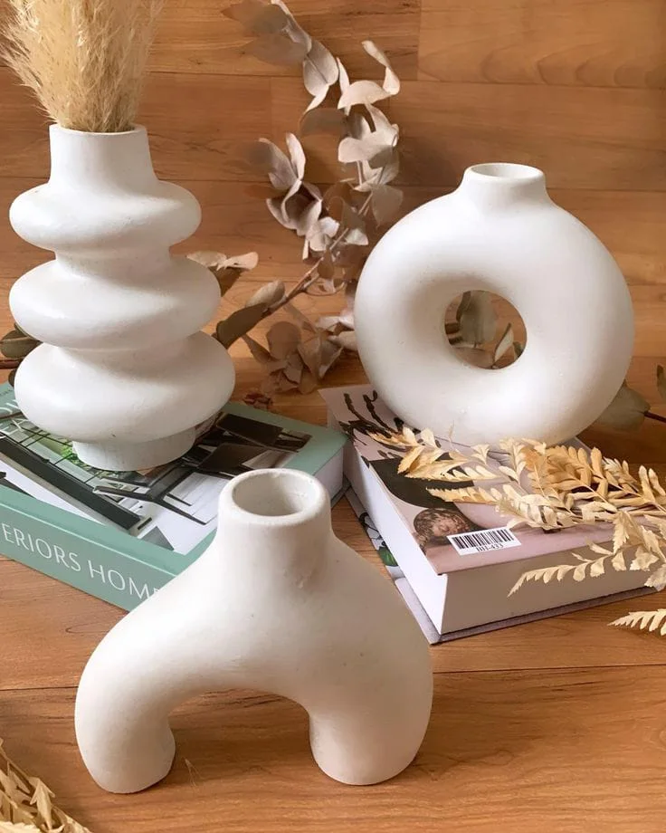 Trio vases Nordiques