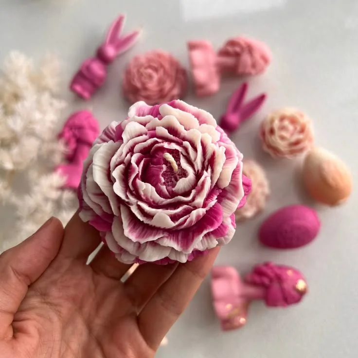 Bougie rose