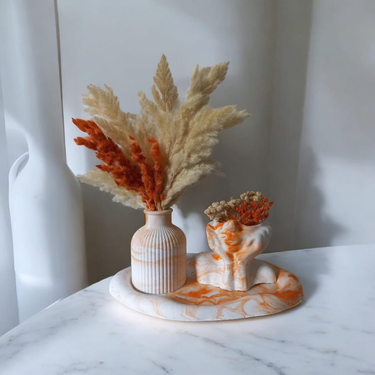 Edition limitée de pot penseur  avec fleurs offertes