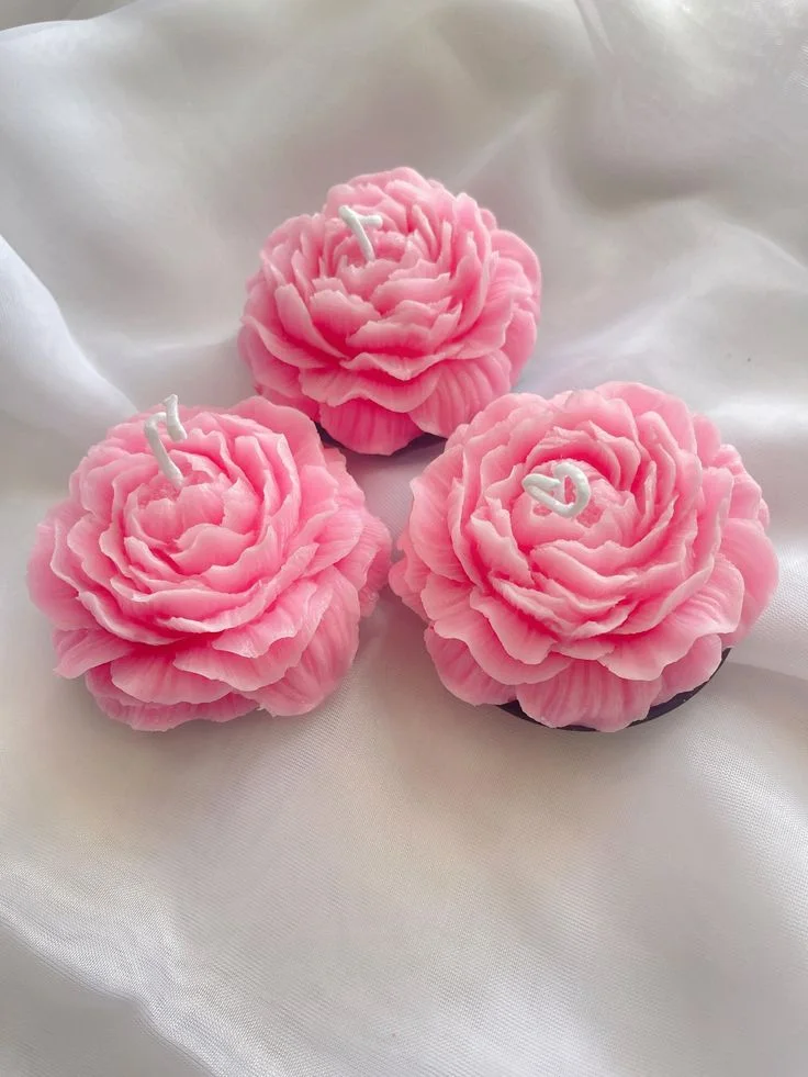 Bougie rose