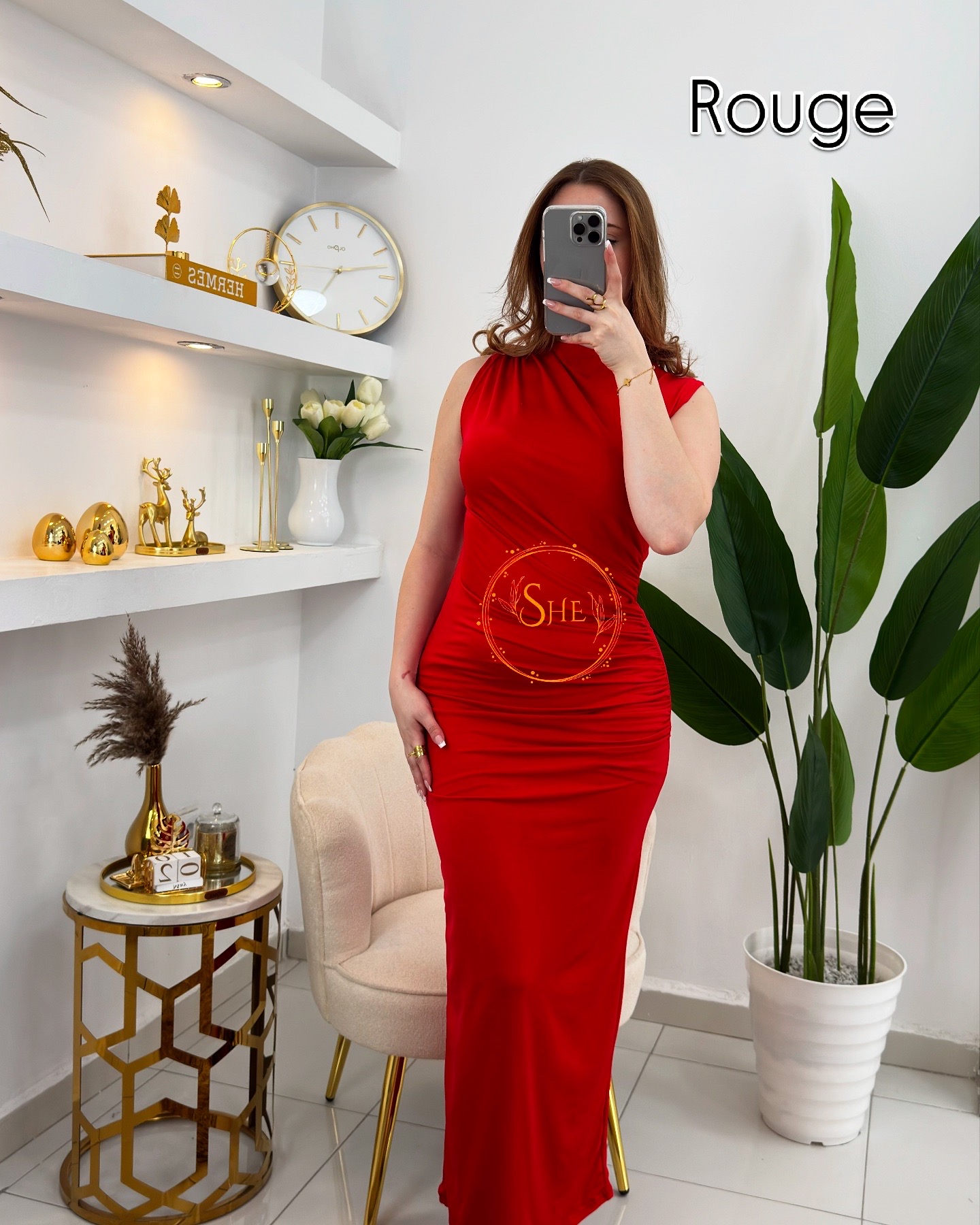 Robe Plisse Sans Manche
