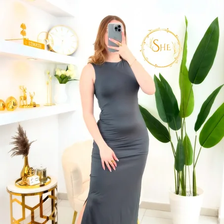 Robe SKIM avec fente