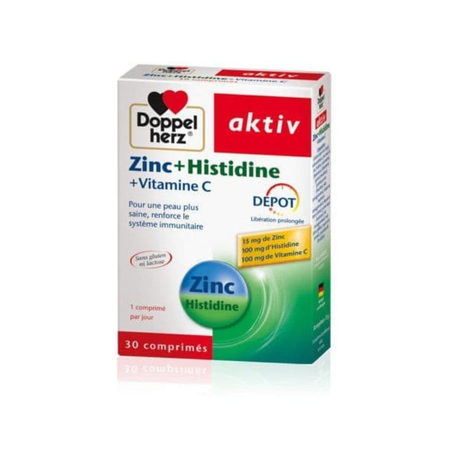 AKTIV ZINC+HISTIDINE+VITAMINE C 30 COMPRIMES