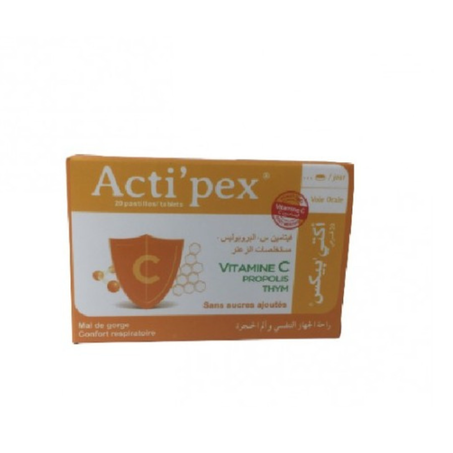 Actipex Vitamine C Propolis 20 Pastilles