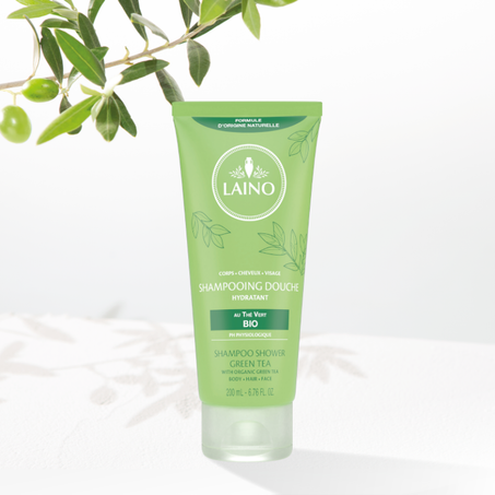 LAINO SHAMPOOING DOUCHE HYDRATANT AU THE VERT 200 ML