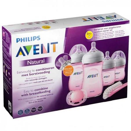 AVENT SET BIBERON ROSE