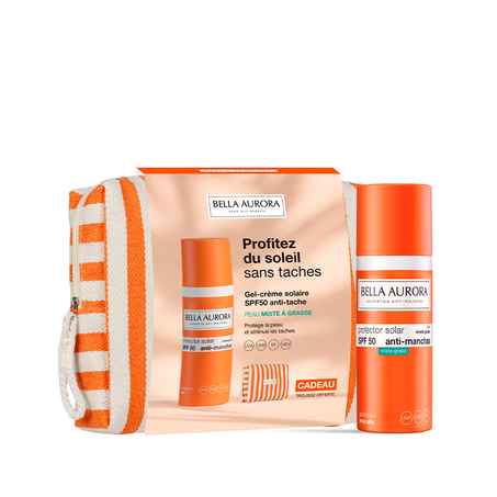 BELLA AURORA ECRAN DEPIGM SPF50 PEAU MIXTE A GRASSE + TROUSSE OFFERTE
