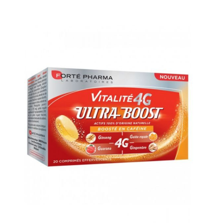 Forte Pharma Vitalité 4G ultra boost 20 comprimés effervescents