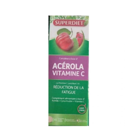 SUPERDIET Acerola vitamine C 15 comprime