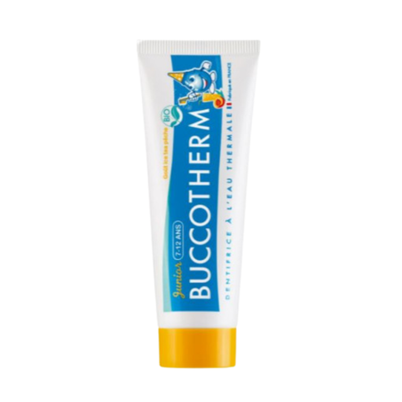 BUCCOTHERM DENTIFRICE JUNIOR GOUT ICE TEA PECHE 7-12ANS
