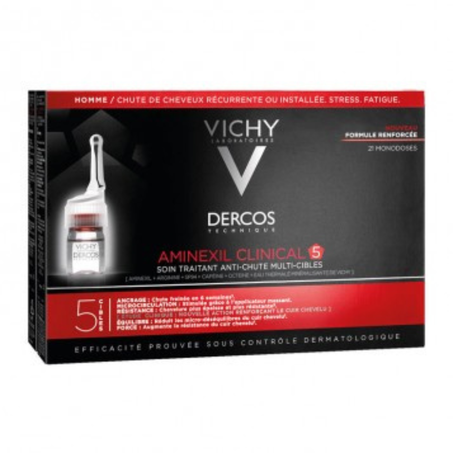 VICHY DERCOS AMINEXIL CLINICAL 5 MEN 21 MONODOSES