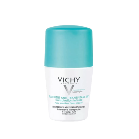VICHY DEODORANT TRAITEMENT ANTI-TRANSPIRANT 48H ROLL-ON 50ML TRANSPIRATION INTENSE