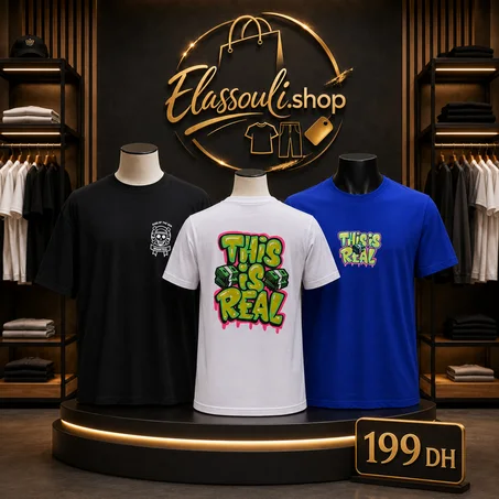 T-shirt كين الاوفر والعادي ثوب ممتاز