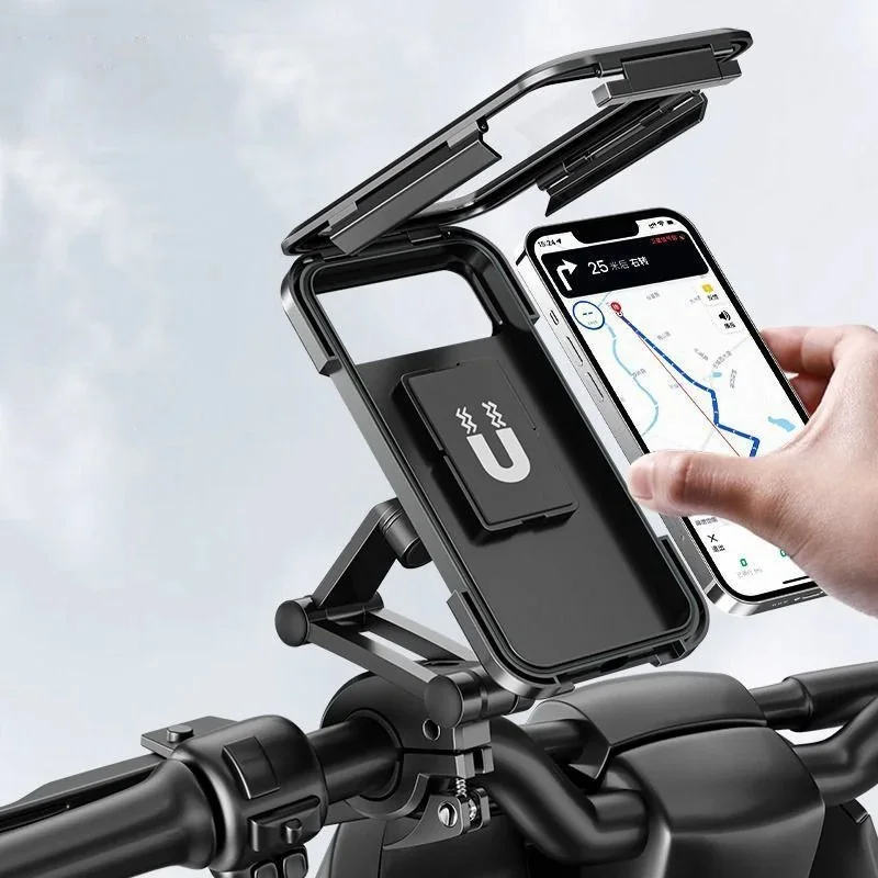 Support Moto Étanche 360° – Anti-Choc & Anti-Vol