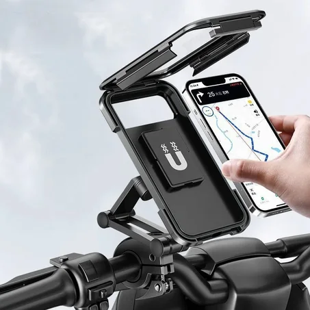 Support Moto Étanche 360° – Anti-Choc et Anti-Vol