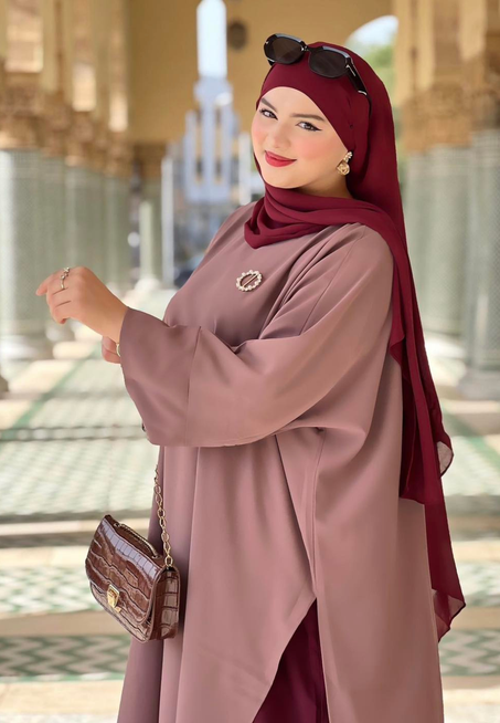 انسومبل عبايه ثلاث قطع