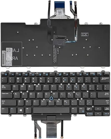 Laptop Keyboard for Compatible DELL Latitude E5450 E5470 E4580 E7550 E5480 E7450 P40G E7470 E7480,FORLatitude 14 5480 5488 5490 7590 5491 7480 7980 7490