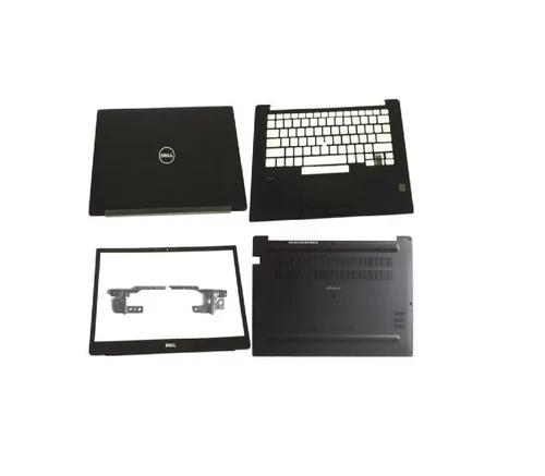 Dell Latitude E7380 E7390 7380 7390 LCD Top Cover Bezel with Touchpad Palmrest and Bottom Base Body