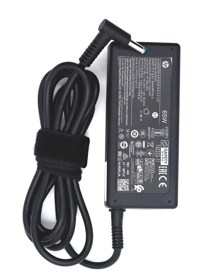 HP BLUE PIN 65W ORIGINAL ADAPTER CHARGER 19.5 V 3.33 A 65 W Adapter