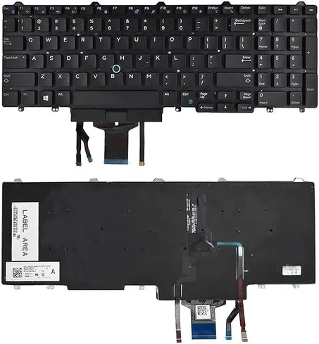 Laptop Keyboard Compatible for DELL Latitude E5550 E5570 E5580 5550 5580 5590 5591