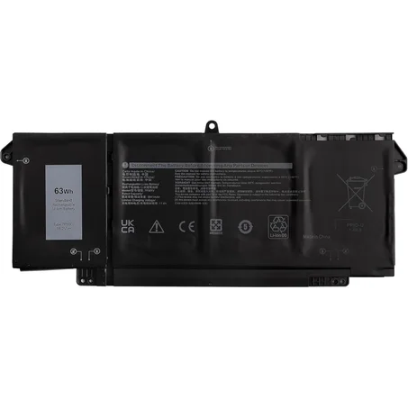 Batterie PC Dell Latitude 5320 7320 7420 7520, DELL Latitude 5320 2-in-1 7320 2-in-1 7420 2-in-1 Batterie Dell 7FMXV 63Wh