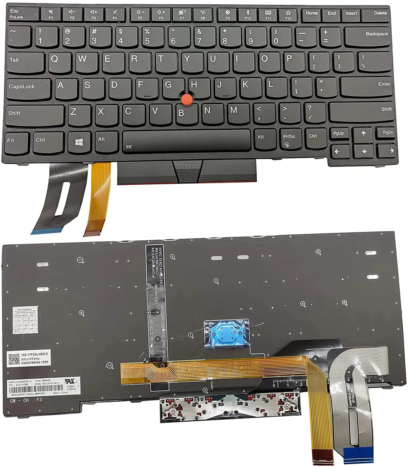 Used Lenovo Thinkpad L380 L390 L480 L490 Keyboard