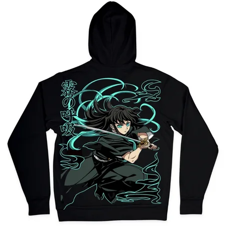 Hoodie Demon Slayer "Muichiro Tokito " 3