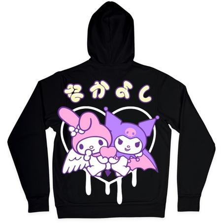 Hoodie Hello Kitty " Kawaii Kuromi"